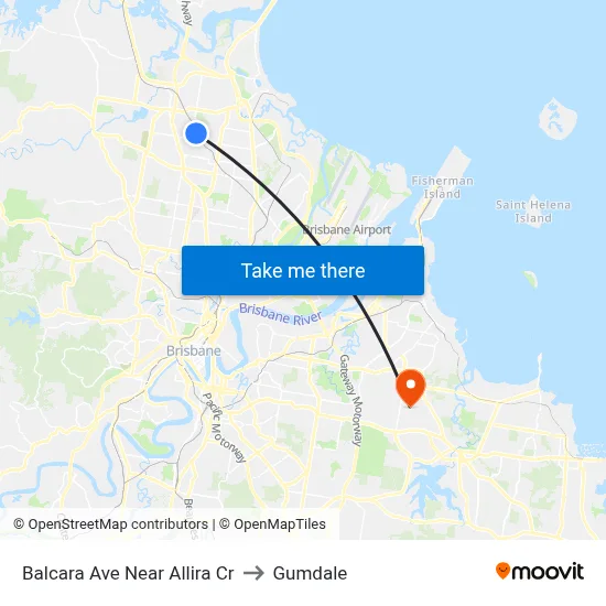 Balcara Ave Near Allira Cr to Gumdale map