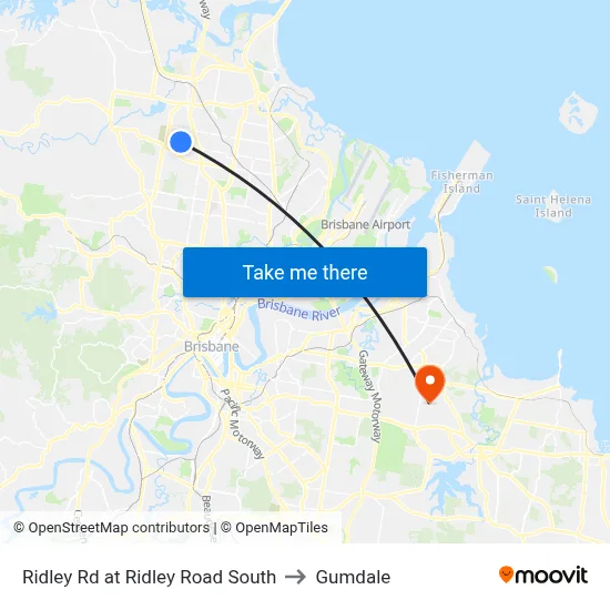 Ridley Rd at Ridley Road South to Gumdale map