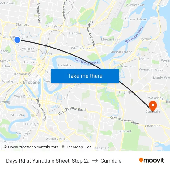 Days Rd at Yarradale Street, Stop 2a to Gumdale map