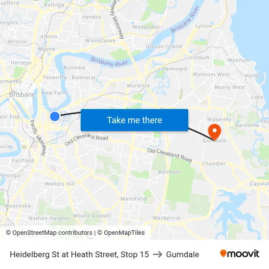Heidelberg St at Heath Street, Stop 15 to Gumdale map