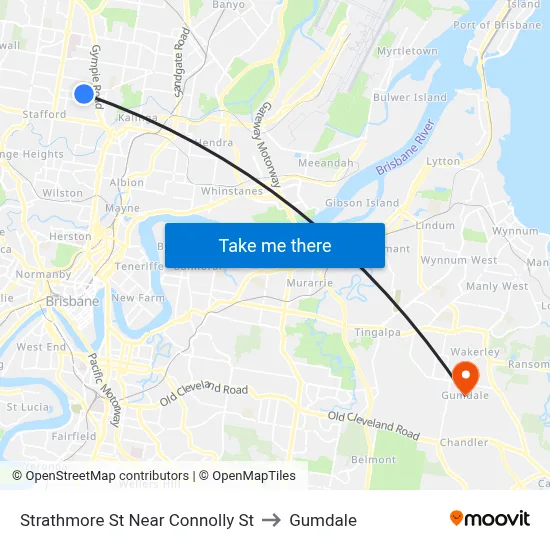 Strathmore St Near Connolly St to Gumdale map