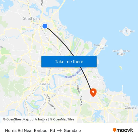 Norris Rd Near Barbour Rd to Gumdale map
