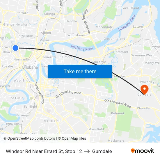 Windsor Rd Near Errard St, Stop 12 to Gumdale map