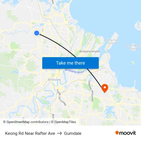 Keong Rd Near Rafter Ave to Gumdale map