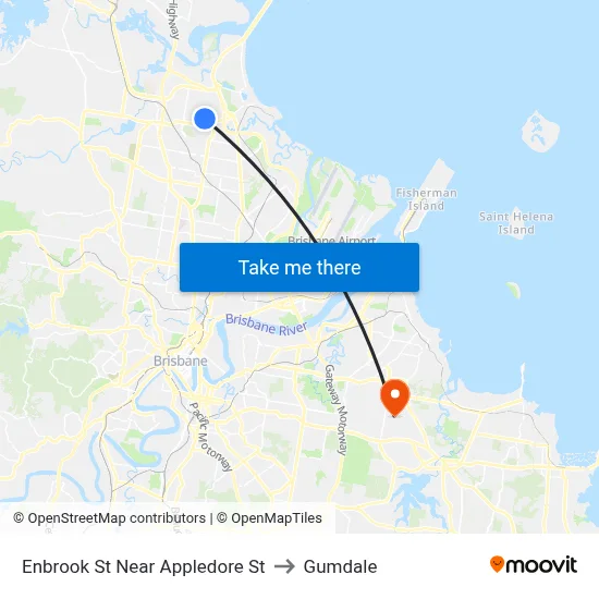 Enbrook St Near Appledore St to Gumdale map