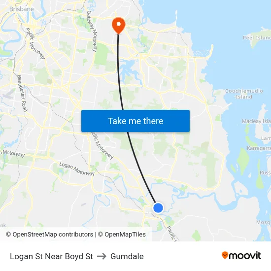 Logan St Near Boyd St to Gumdale map
