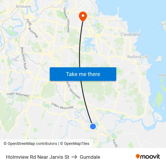 Holmview Rd Near Jarvis St to Gumdale map