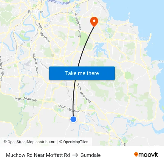 Muchow Rd Near Moffatt Rd to Gumdale map