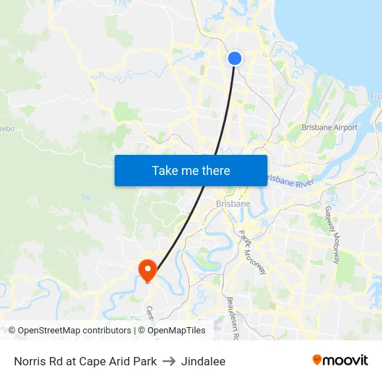Norris Rd at Cape Arid Park to Jindalee map