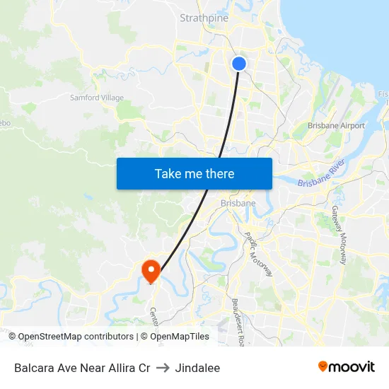 Balcara Ave Near Allira Cr to Jindalee map