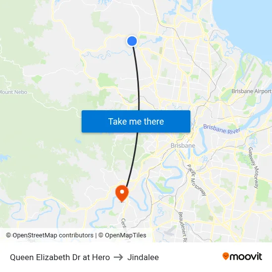 Queen Elizabeth Dr at Hero to Jindalee map