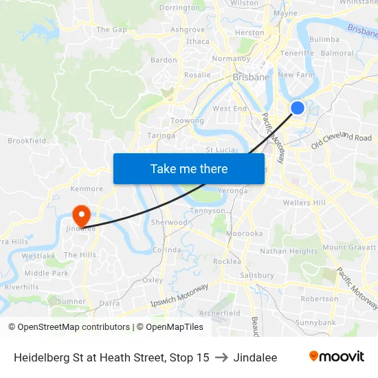 Heidelberg St at Heath Street, Stop 15 to Jindalee map