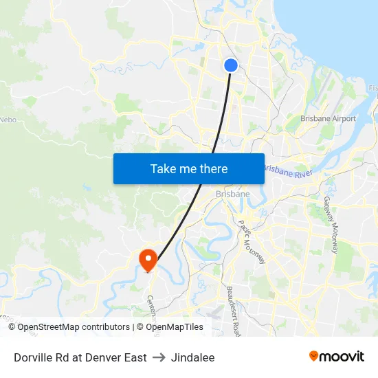 Dorville Rd at Denver East to Jindalee map