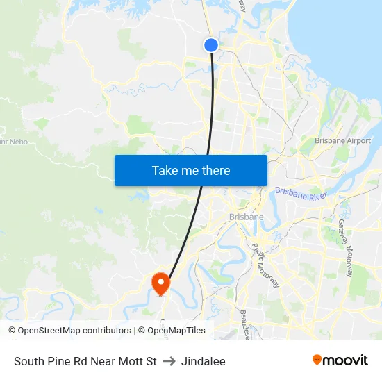 South Pine Rd Near Mott St to Jindalee map