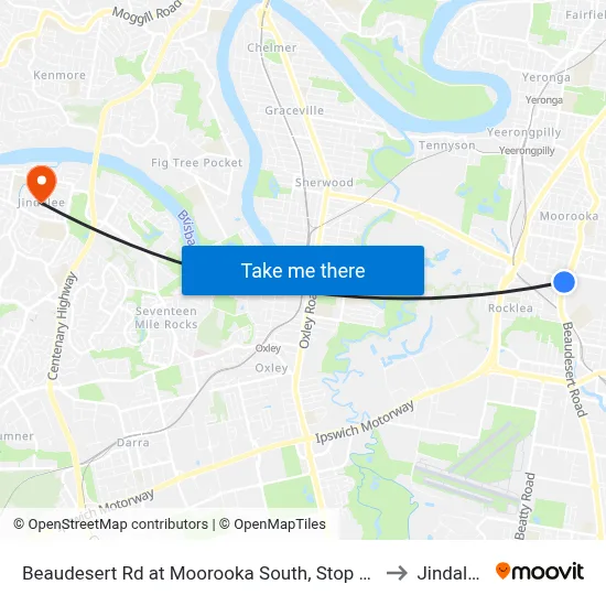 Beaudesert Rd at Moorooka South, Stop 38 to Jindalee map