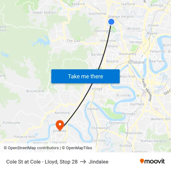 Cole St at Cole - Lloyd, Stop 28 to Jindalee map