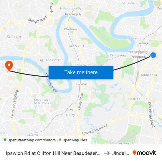 Ipswich Rd at Clifton Hill Near Beaudesert Rd to Jindalee map