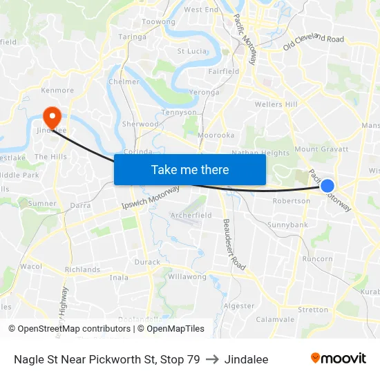 Nagle St Near Pickworth St, Stop 79 to Jindalee map