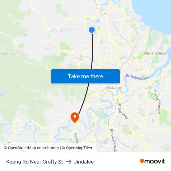 Keong Rd Near Crofty St to Jindalee map