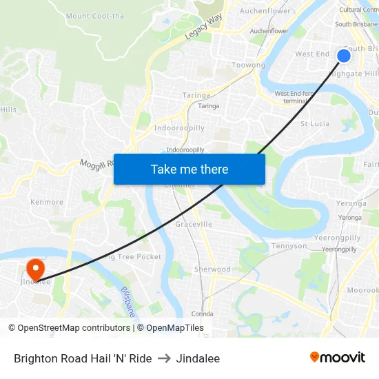Brighton Road Hail 'N' Ride to Jindalee map