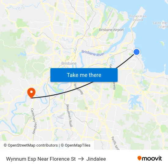 Wynnum Esp Near Florence St to Jindalee map