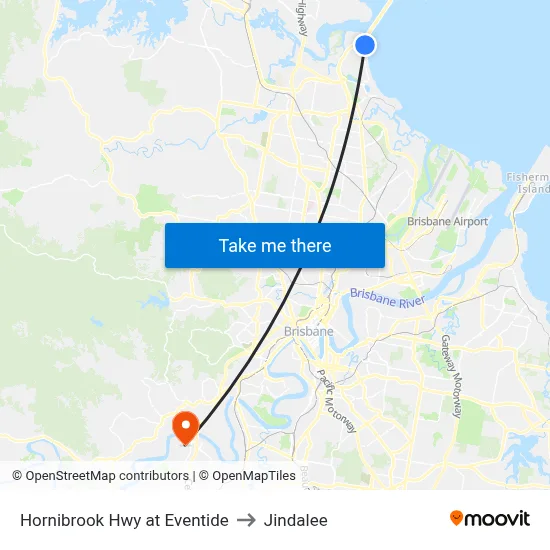 Hornibrook Hwy at Eventide to Jindalee map