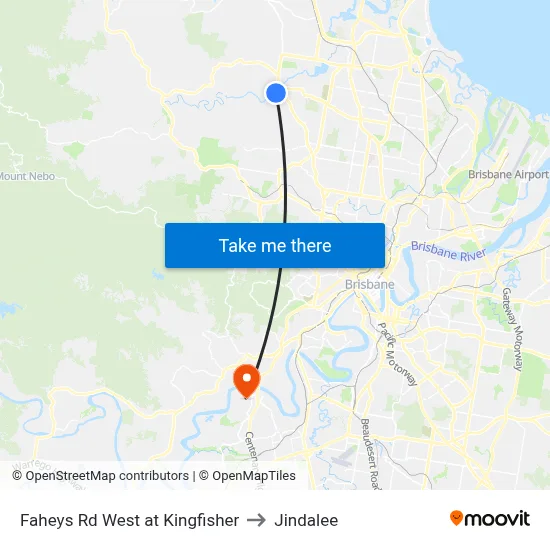 Faheys Rd West at Kingfisher to Jindalee map