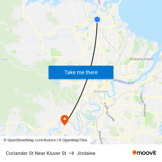 Coriander St Near Kluver St to Jindalee map