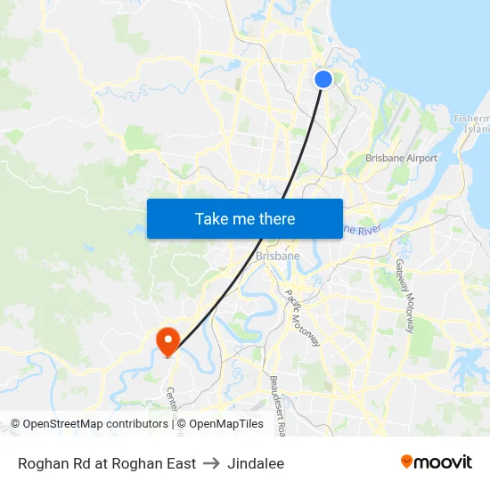 Roghan Rd at Roghan East to Jindalee map