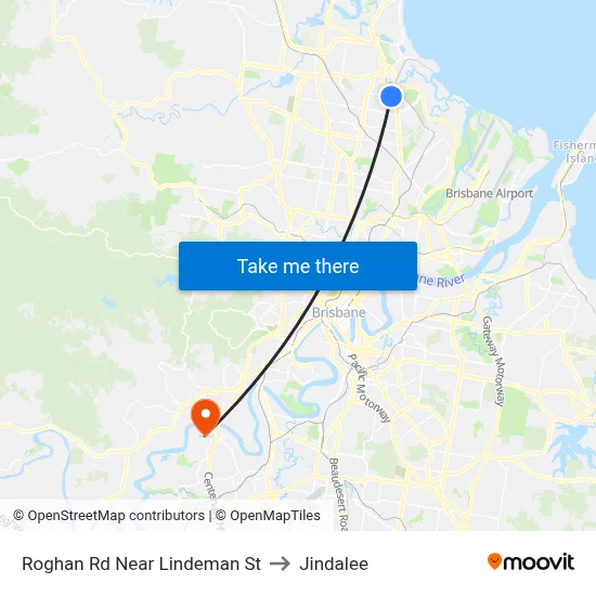 Roghan Rd Near Lindeman St to Jindalee map