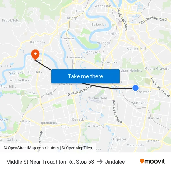 Middle St Near Troughton Rd, Stop 53 to Jindalee map
