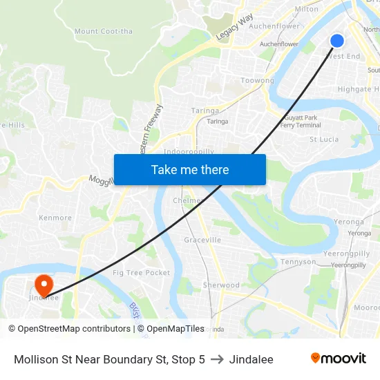 Mollison St Near Boundary St, Stop 5 to Jindalee map