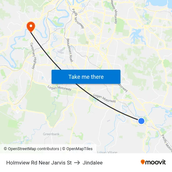 Holmview Rd Near Jarvis St to Jindalee map