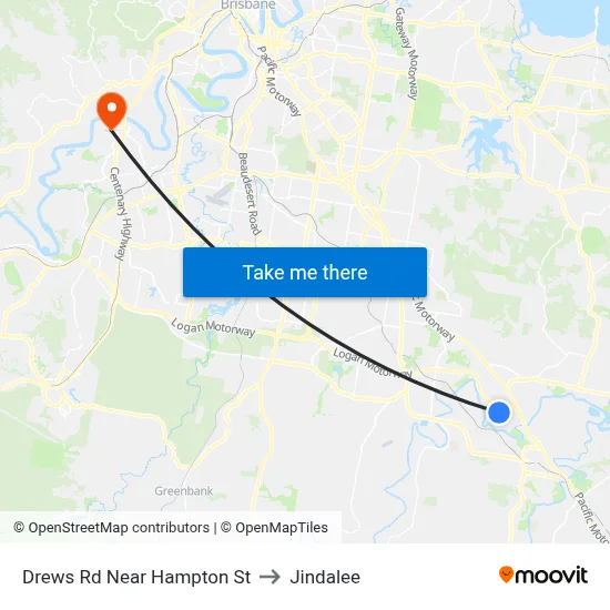 Drews Rd Near Hampton St to Jindalee map