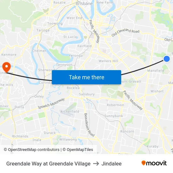Greendale Way at Greendale Village to Jindalee map