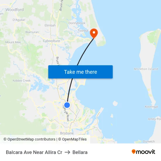 Balcara Ave Near Allira Cr to Bellara map