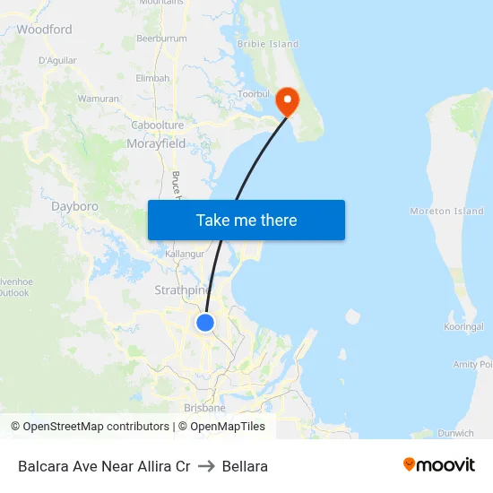 Balcara Ave Near Allira Cr to Bellara map