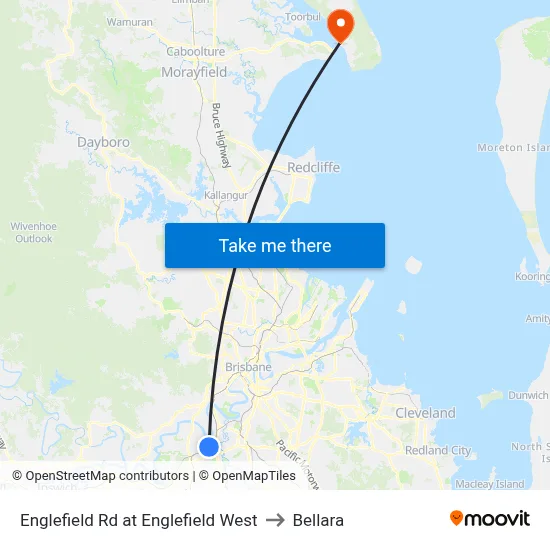Englefield Rd at Englefield West to Bellara map