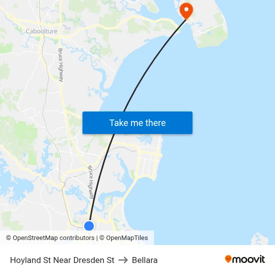 Hoyland St Near Dresden St to Bellara map