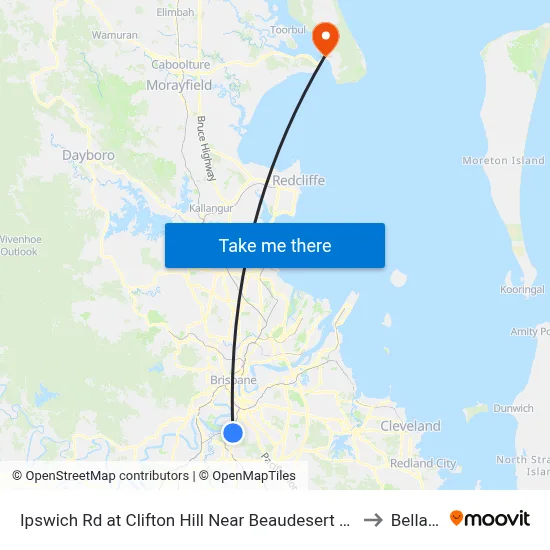 Ipswich Rd at Clifton Hill Near Beaudesert Rd to Bellara map