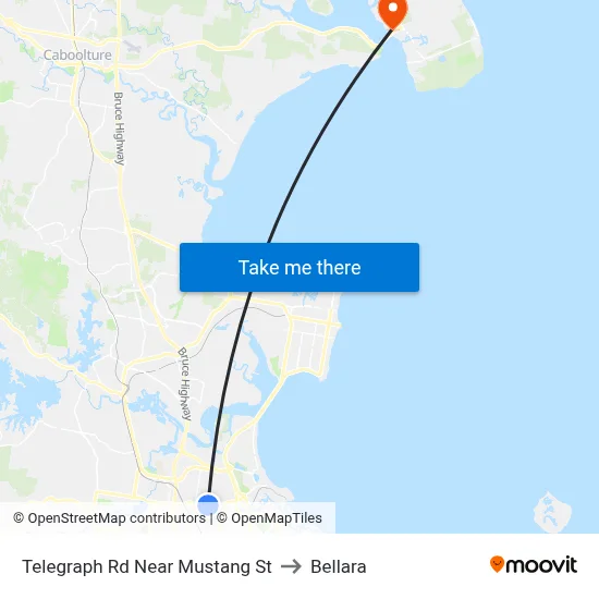 Telegraph Rd Near Mustang St to Bellara map