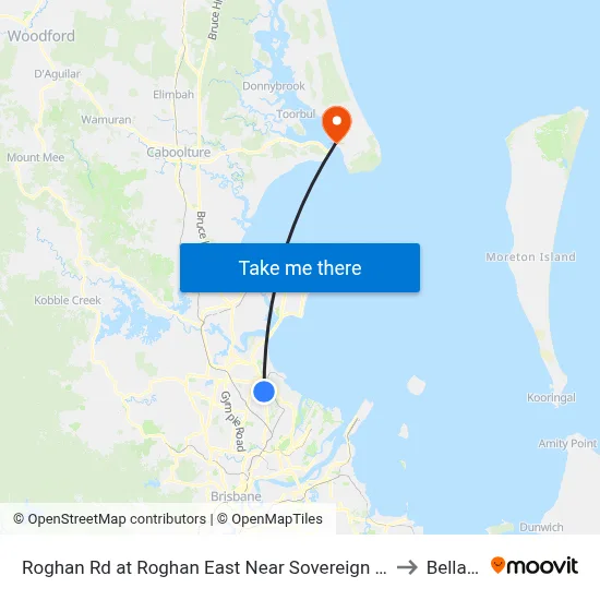 Roghan Rd at Roghan East Near Sovereign Pl to Bellara map