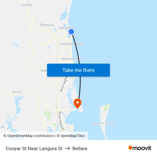 Cooyar St Near Langura St to Bellara map