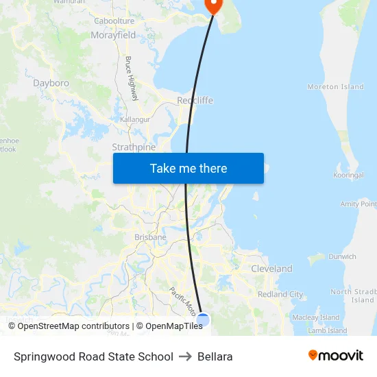 Springwood Road State School to Bellara map