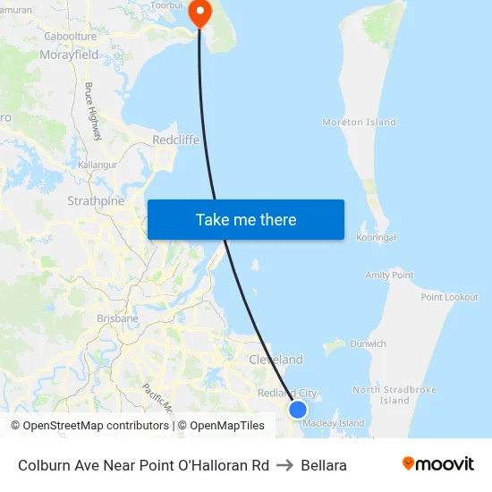 Colburn Ave Near Point O'Halloran Rd to Bellara map