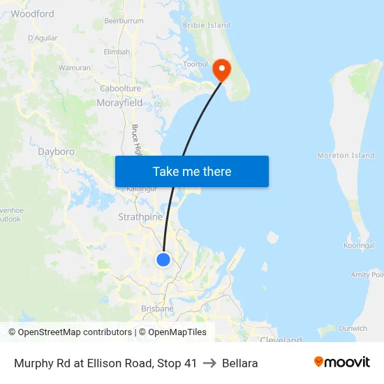 Murphy Rd at Ellison Road, Stop 41 to Bellara map