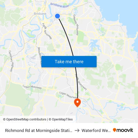 Richmond Rd at Morningside Station to Waterford West map