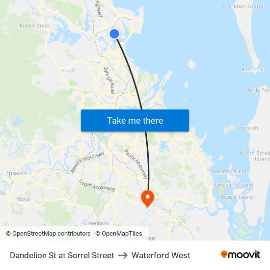 Dandelion St at Sorrel Street to Waterford West map