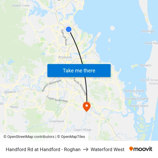Handford Rd at Handford - Roghan to Waterford West map