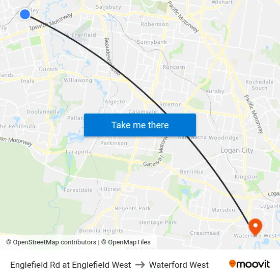 Englefield Rd at Englefield West to Waterford West map